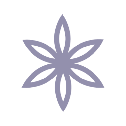 The Living Beauty Cancer Foundation icon for workshops, a lavender star with six points